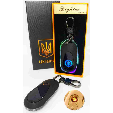 USB зажигалка-брелок Украина HL-468 Black mate USB зажигалка-брелок Украина HL-468 Black mate