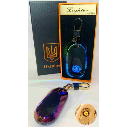 USB запальничка-брелок Україна HL-472 Rainbow USB запальничка-брелок Україна HL-472 Rainbow