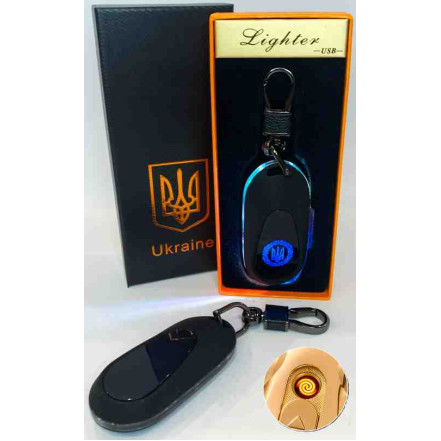 USB запальничка-брелок Україна HL-472 Black mate USB запальничка-брелок Україна HL-472 Black mate