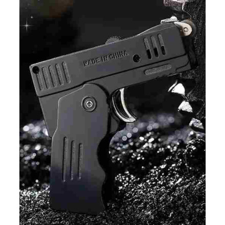 Запальничка Пістолет Transformers Lighter Gun HL-500 Black Запальничка Пістолет Transformers Lighter Gun HL-500 Black