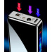 Електроімпульсна USB + газова запальничка в подарунковій упаковці HL-419 Rainbow