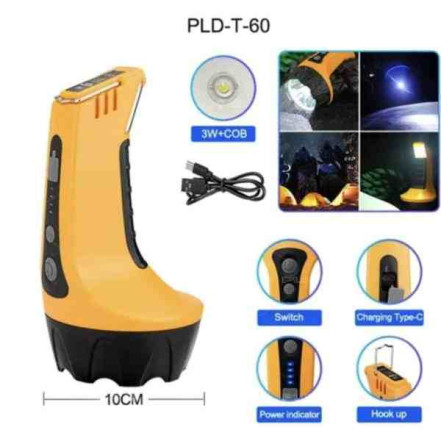 Ліхтар T60-3W+COB, Li-Ion акумулятор, індикація заряду, гак, ЗУ Type-C, Box Ліхтар T60-3W+COB, Li-Ion акумулятор, індикація заряду, гак, ЗУ Type-C, Box