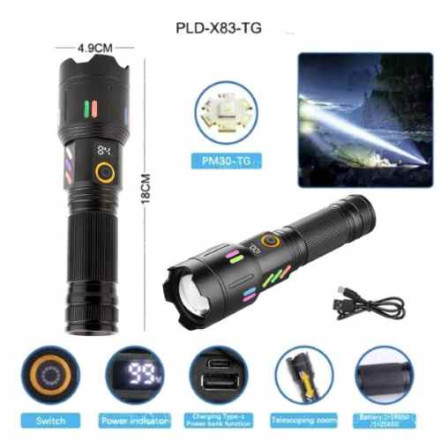 Ліхтар NIGHT VISION FLUORESCENCE X83 WHITE LASER LED PM30-TG Ліхтар NIGHT VISION FLUORESCENCE X83 WHITE LASER LED PM30-TG