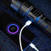 Фонарь PLD-S011 WHITE LASER LED PM50-TG+COB, 6х18650, power bank, индикация заряда, ЗУ Type-C, zoom, Box