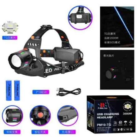 Ліхтар налобний NIGHT VISION FLUORESCENCE SY-8086-PM10-TG Ліхтар налобний NIGHT VISION FLUORESCENCE SY-8086-PM10-TG