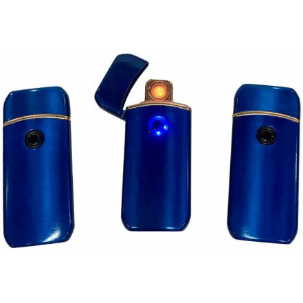 USB запальничка кишенькова HL-480 Blue USB запальничка кишенькова HL-480 Blue