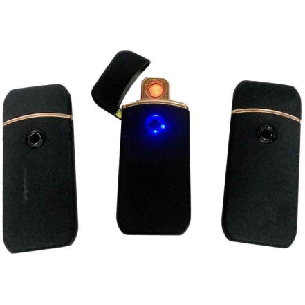 USB запальничка кишенькова HL-480 Black matte USB запальничка кишенькова HL-480 Black matte