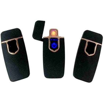 USB запальничка кишенькова HL-481 Black matte USB запальничка кишенькова HL-481 Black matte