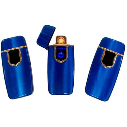 USB запальничка кишенькова HL-481 Blue USB запальничка кишенькова HL-481 Blue