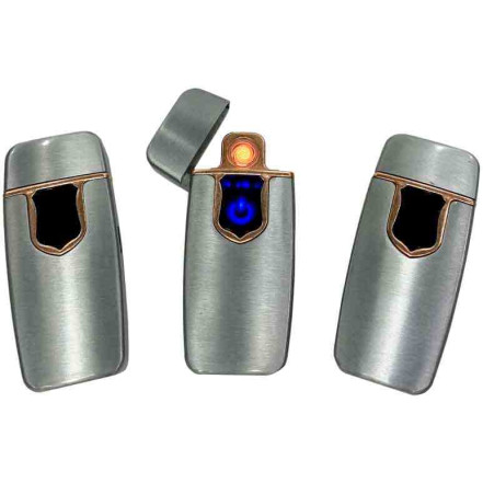 USB запальничка кишенькова HL-481 Silver USB запальничка кишенькова HL-481 Silver