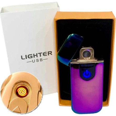 USB запальничка кишенькова HL-520 Rainbow
