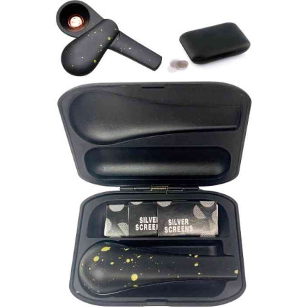 Трубка курильна металева HL-552 Black (з кейсом) Трубка курильна металева HL-552 Black (з кейсом)