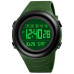 Годинник наручний 1674AGBK SKMEI, ARMY GREEN-BLACK Годинник наручний 1674AGBK SKMEI, ARMY GREEN-BLACK