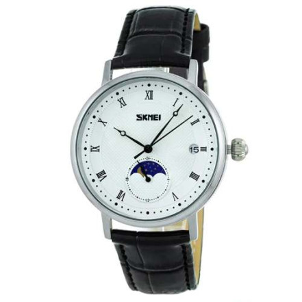 Годинник наручний SKMEI 9308SIBK, SILVER/BLACK Годинник наручний SKMEI 9308SIBK, SILVER/BLACK