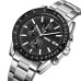 Часы наручные SKMEI 9253SIBK, SILVER BLACK