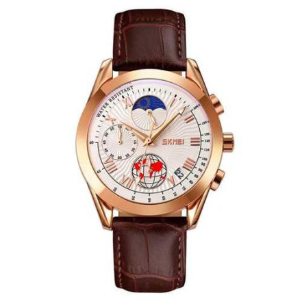 Годинник наручний SKMEI 9236RGSI, ROSE GOLD/SILVER Годинник наручний SKMEI 9236RGSI, ROSE GOLD/SILVER