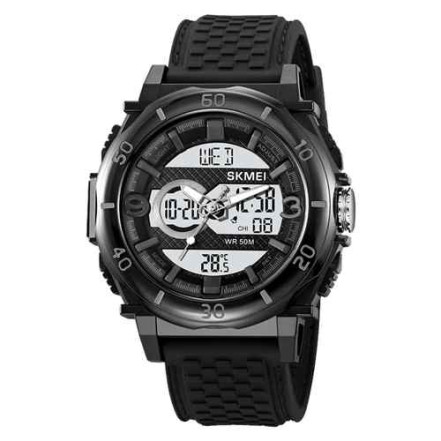 Годинник наручний SKMEI 2098BKWT BLACK-WHITE Годинник наручний SKMEI 2098BKWT BLACK-WHITE