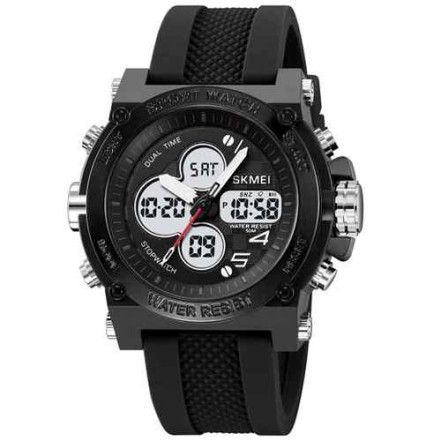Годинник наручний SKMEI 2065BKWT BLACK-WHITE Годинник наручний SKMEI 2065BKWT BLACK-WHITE