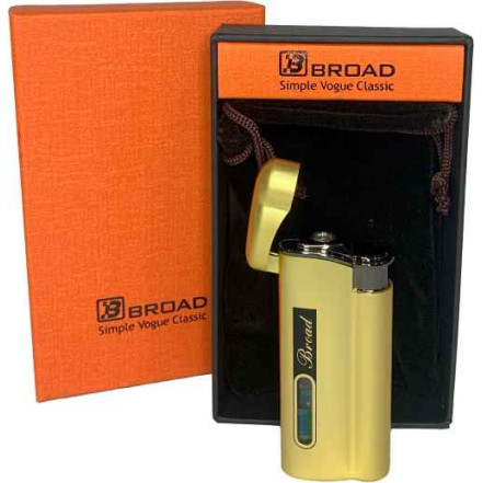Запальничка подарункова Broad HL-537-Gold Запальничка подарункова Broad HL-537-Gold
