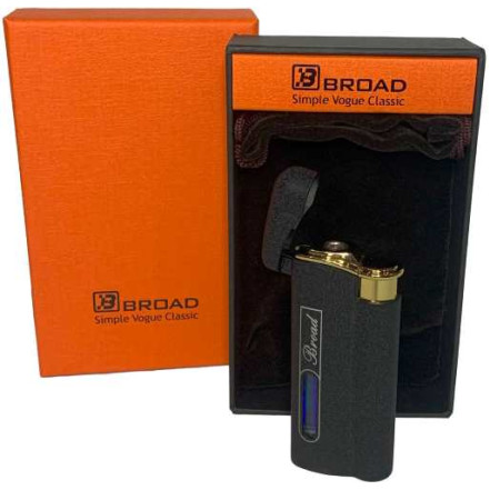 Запальничка подарункова Broad HL-537-Black matte Запальничка подарункова Broad HL-537-Black matte
