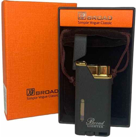 Запальничка подарункова Broad HL-539-Black-matte Запальничка подарункова Broad HL-539-Black-matte