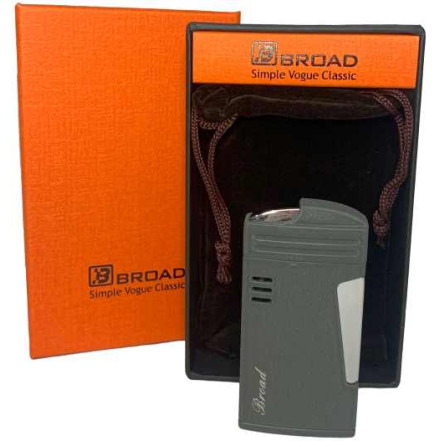 Запальничка подарункова Broad HL-540-Gray matte Запальничка подарункова Broad HL-540-Gray matte