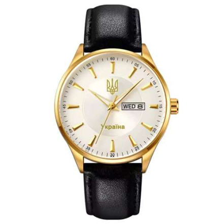Годинник наручний SKMEI 5702/2075GDSI, GOLD-SILVER, UKRAINE Годинник наручний SKMEI 5702/2075GDSI, GOLD-SILVER, UKRAINE
