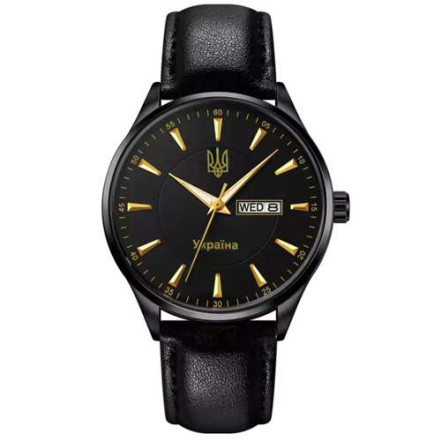 Годинник наручний SKMEI 5702/2075BKBKGD, BLACK-BLACK-GOLD, UKRAINE Годинник наручний SKMEI 5702/2075BKBKGD, BLACK-BLACK-GOLD, UKRAINE