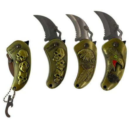 Зажигалка карманная с ножом "Wild West" HL-565