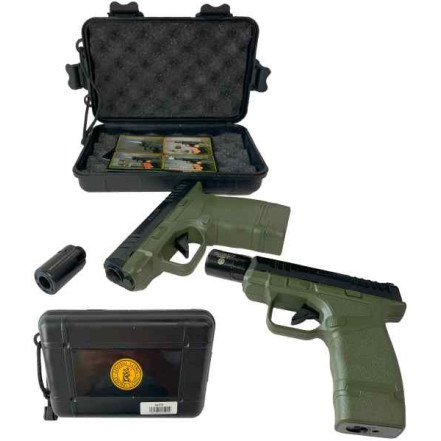 Запальничка Пістолет Springfield HELLCAT HL-572 з глушником Запальничка Пістолет Springfield HELLCAT HL-572 з глушником