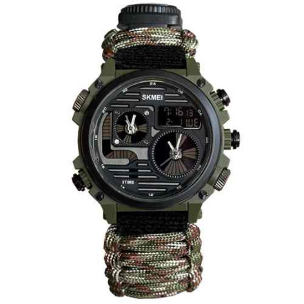 Годинник наручний SKMEI PARACORD 2202CMGN GREEN CAMO Годинник наручний SKMEI PARACORD 2202CMGN GREEN CAMO
