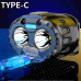 Ліхтар налобний 666-2XPL, Motion Sensor, індикація заряду, Li-Ion акумулятор, ЗУ Type-C, Box