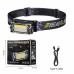 Ліхтар налобний YY-19С-5SMD+COB Ліхтар налобний YY-19С-5SMD+COB