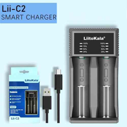 Зарядний пристрій LiitoKala Lii-C2 Зарядний пристрій LiitoKala Lii-C2