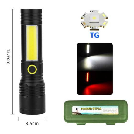 Ліхтар BN-537-TG+COB white+red Ліхтар BN-537-TG+COB white+red