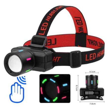 Ліхтар Налобний KX-1832-TG (Fluorescence/Type-C) Ліхтар Налобний KX-1832-TG (Fluorescence/Type-C)