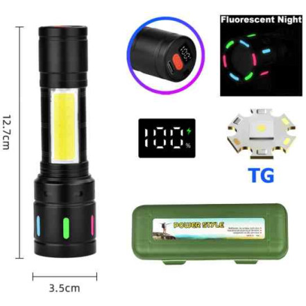 Ліхтар NIGHT VISION FLUORESCENCE BL-627-TG+COB Ліхтар NIGHT VISION FLUORESCENCE BL-627-TG+COB