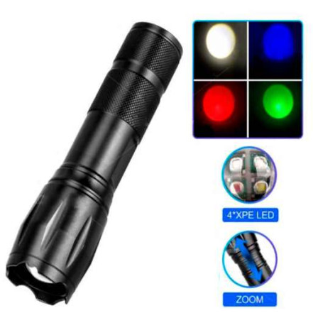 Ліхтар Ручний X10-4XPE LED (4 кольори) Ліхтар Ручний X10-4XPE LED (4 кольори)