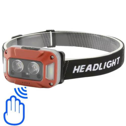 Ліхтар налобний WH-0218-XPG white+yellow+SMD red Ліхтар налобний WH-0218-XPG white+yellow+SMD red