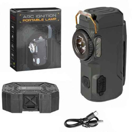 USB запальничка з ліхтариком D50-SMD black USB запальничка з ліхтариком D50-SMD black