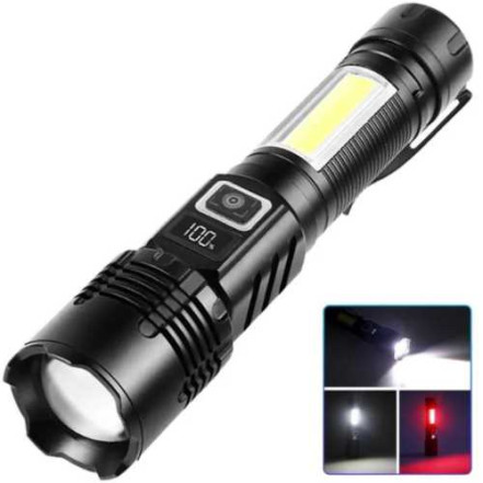 Ліхтар COB18 WHITE LASER LED PM10-TG+COB (white+red) Ліхтар COB18 WHITE LASER LED PM10-TG+COB (white+red)
