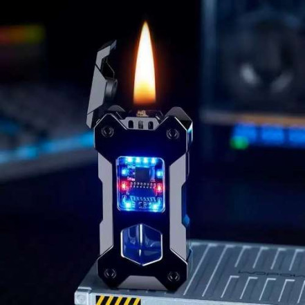 Бензинова гравітаційна запальничка Gravity Flame HL-607 Black