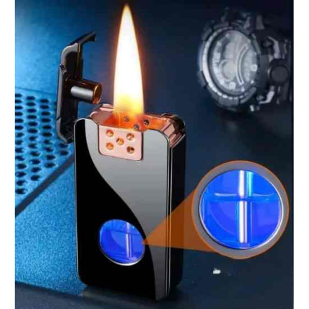 Бензинова гравітаційна запальничка Gravity Flame HL-635 Black