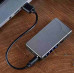 Електроімпульсна USB запальничка HL-645 Gray (подвійна дуга) Електроімпульсна USB запальничка HL-645 Gray (подвійна дуга)