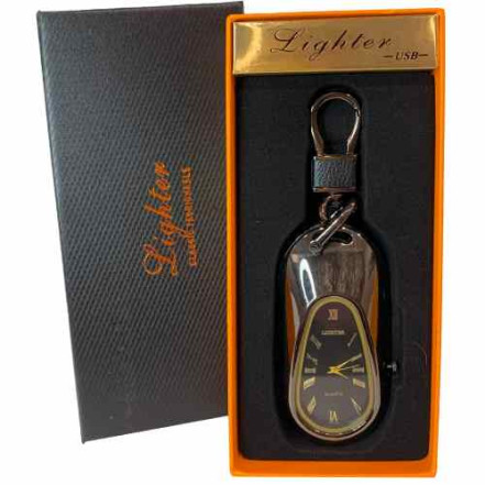 USB запальничка з годинником HL-653 Black USB запальничка з годинником HL-653 Black