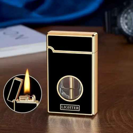 Бензинова запальничка гравітаційна HL-659 Black Gold