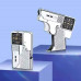Зажигалка трансформер Пистолет с часами HL-668 Silver