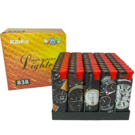 Турбо зажигалка пластиковая "Watches Elite" 838 J-5 Турбо зажигалка пластиковая "Watches Elite" 838 J-5