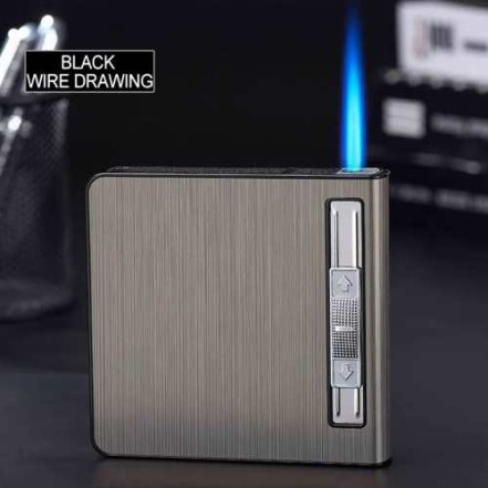 Портсигар с зажигалкой HENDA LIGHTER HL-638 Black Портсигар с зажигалкой HENDA LIGHTER HL-638 Black