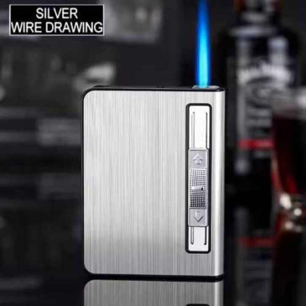 Портсигар с зажигалкой HENDA LIGHTER HL-639 Silver Портсигар с зажигалкой HENDA LIGHTER HL-639 Silver